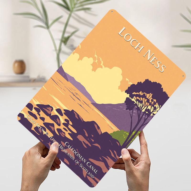 Loch Ness Travel Tinplate Poster Customized Wall Art Vintage Retro Metal Signs for Interior Decoration Living Room Decor Men 20x30cm(7.8x11.8inch)
Loch Ness Travel Tinplate Poster Customized Wall Art Vintage Retro Metal Signs for Interior Decoration Living Room Decor Men 20x30cm(7.8x11.8inch)