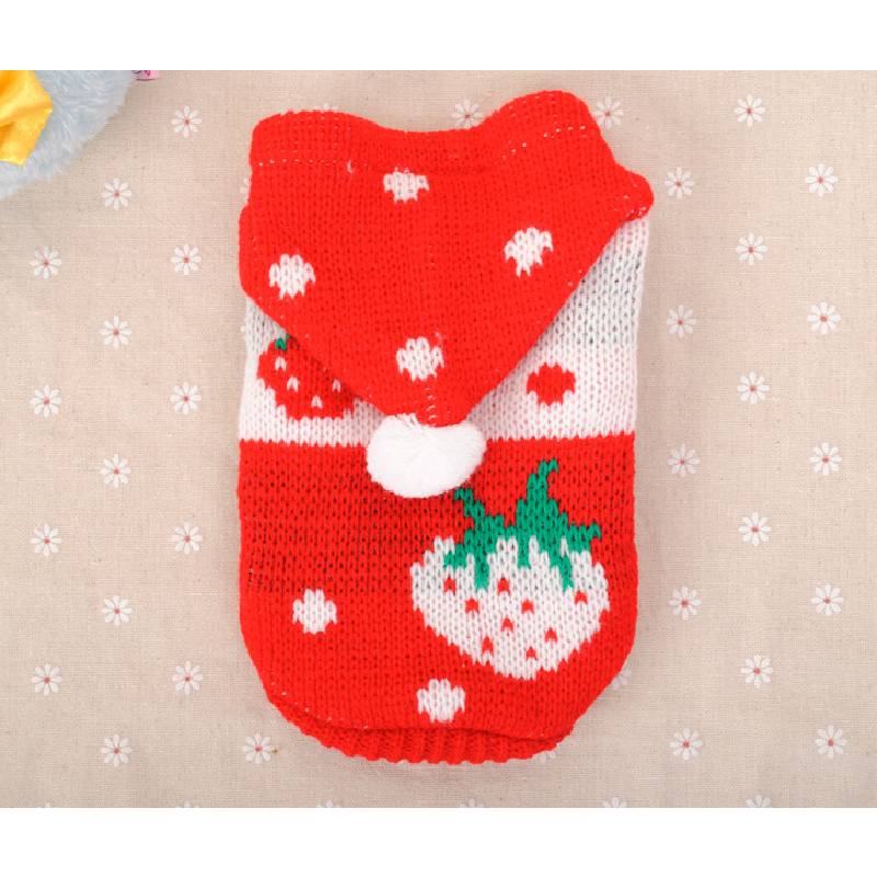 Clothes Cat Pet Dog Sweater With Hat Plush Material Fashion Cute Gift Design 6(Back Length 19cm) червоний
Clothes Cat Pet Dog Sweater With Hat Plush Material Fashion Cute Gift Design 6(Back Length 19cm) червоний