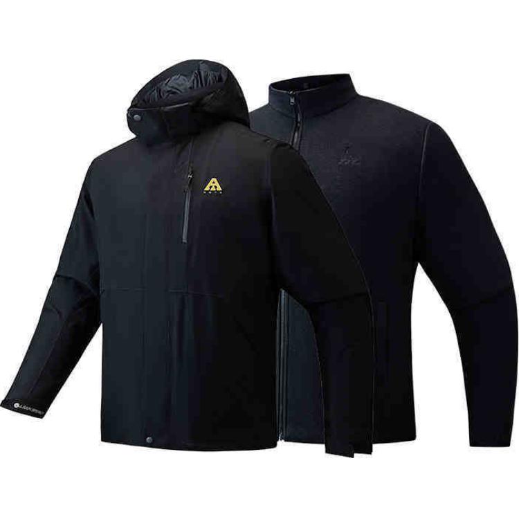 Anta Outdoor Series Three-In-One Hooded Zipper Detachable Fleece Liner Waterproof Windproof Breathable Durable Warm Jacket Men Jacket 952446602-4 M
Anta Outdoor Series Three-In-One Hooded Zipper Detachable Fleece Liner Waterproof Windproof Breathable Durable Warm Jacket Men Jacket 952446602-4 M