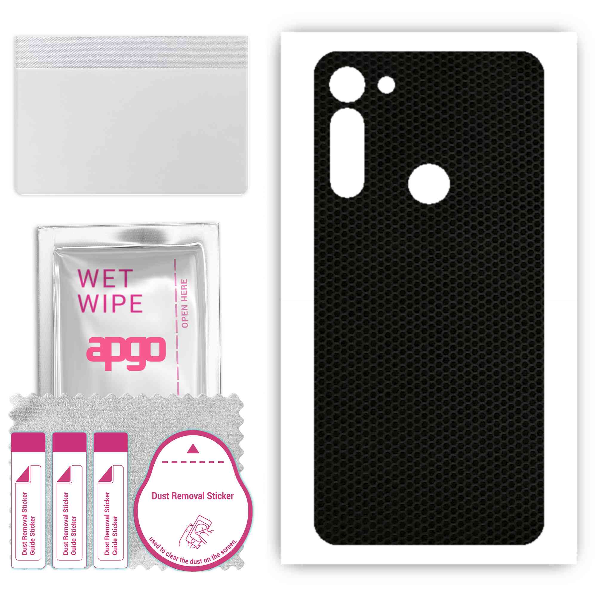 apgo Protective Skin Sticker for the back compatible with Motorola Moto G8, Wrap Film, Foil, Vinyl - Pattern Matrix
apgo Protective Skin Sticker for the back compatible with Motorola Moto G8, Wrap Film, Foil, Vinyl - Pattern Matrix
