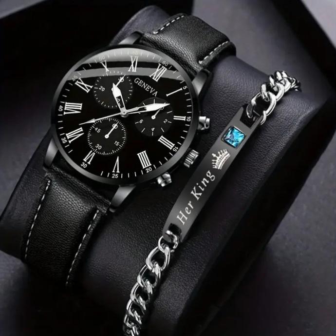 Fashion Business Geneva Calendar Watch Personalized Men S Steel Strap Watch Business Explosive Set Watch Bulk price
Fashion Business Geneva Calendar Watch Personalized Men S Steel Strap Watch Business Explosive Set Watch Bulk price