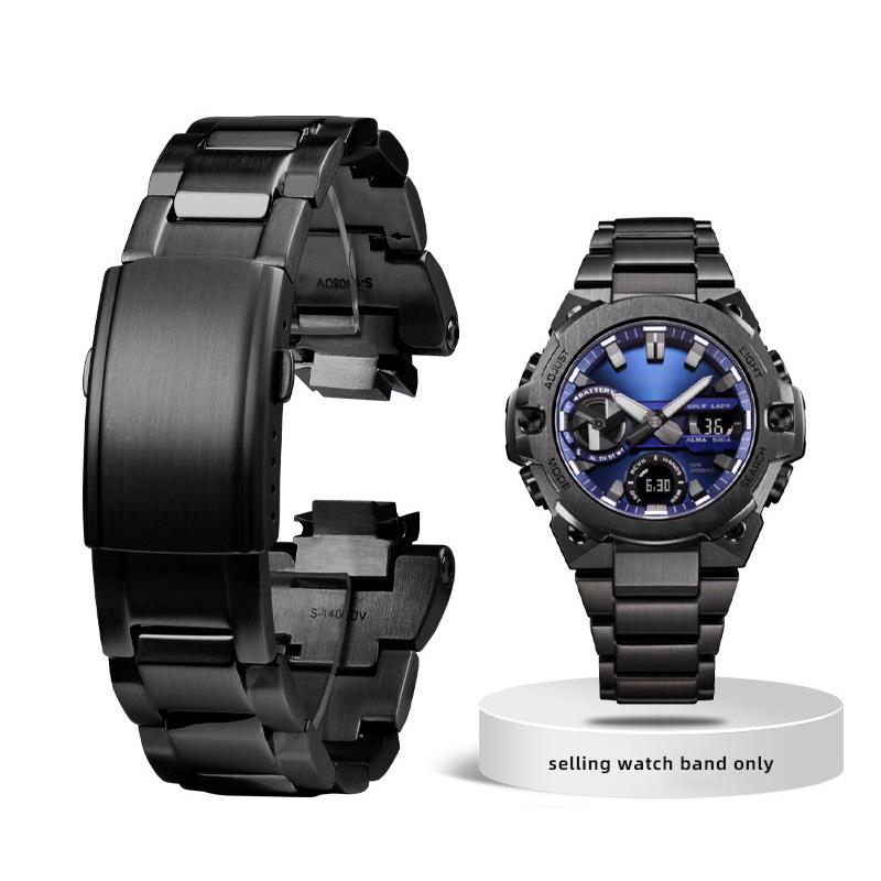 GST-B400 Выпуклый цельнометаллический ремешок для часов Casio G-SHOCK GST-B400 мужской Металлический модифицированный Браслет аксессуары For GST-B400 чёрный
GST-B400 Выпуклый цельнометаллический ремешок для часов Casio G-SHOCK GST-B400 мужской Металлический модифицированный Браслет аксессуары For GST-B400 чёрный