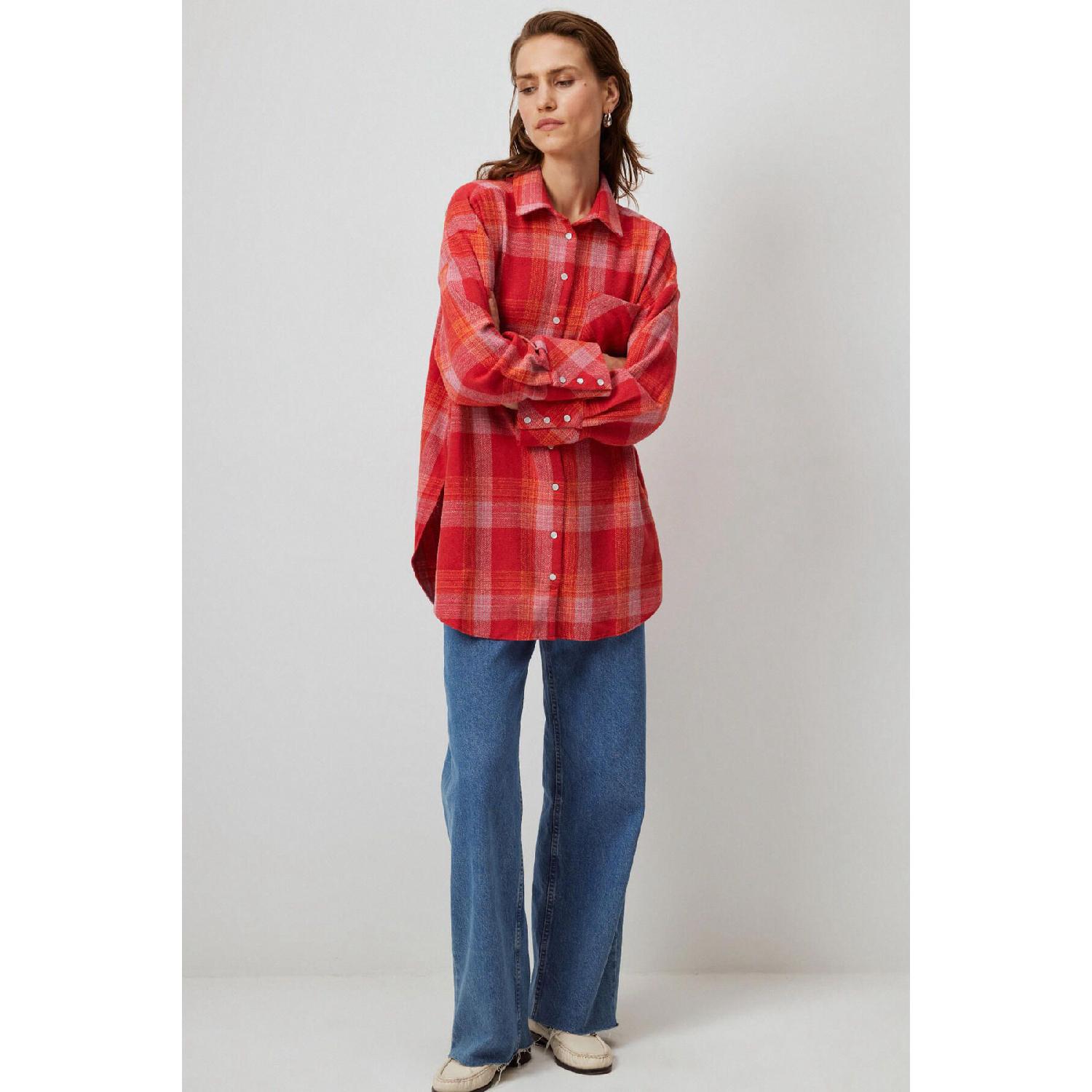 Thick Melange Shirt With Staples XL красный
Thick Melange Shirt With Staples XL красный