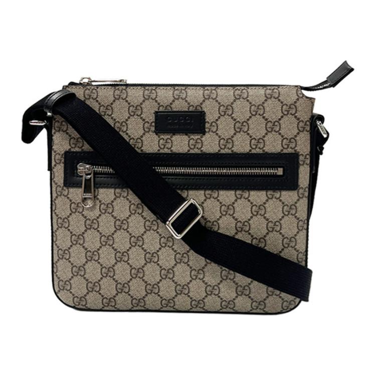 Gucci GG Supreme Бежева полотняна сумка-месенджер через плече з чорною шкіряною обробкою Для чоловіків Розкішна для щоденного використання Basic Set (Bag+Dust Bag)
Gucci GG Supreme Бежева полотняна сумка-месенджер через плече з чорною шкіряною обробкою Для чоловіків Розкішна для щоденного використання Basic Set (Bag+Dust Bag)