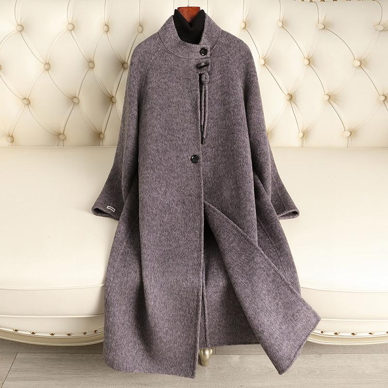 Autumn/Winter 2024 Solid Color Stand-Up Collar Double-Faced Cashmere Coat - Fashionable, Versatile, High-End Horn Button Wool Coat Small (100-125)
Autumn/Winter 2024 Solid Color Stand-Up Collar Double-Faced Cashmere Coat - Fashionable, Versatile, High-End Horn Button Wool Coat Small (100-125)