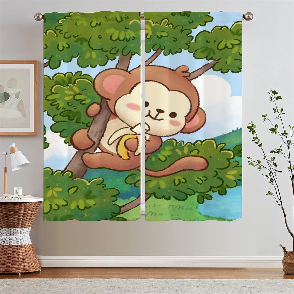 Forest Picnic Party Tentacles Elegant Room Curtains for Living Room Home and Decoration Chiffon Curtain Tiebacks Curls Blinds W50xH70cmx2pcs-CL
Forest Picnic Party Tentacles Elegant Room Curtains for Living Room Home and Decoration Chiffon Curtain Tiebacks Curls Blinds W50xH70cmx2pcs-CL