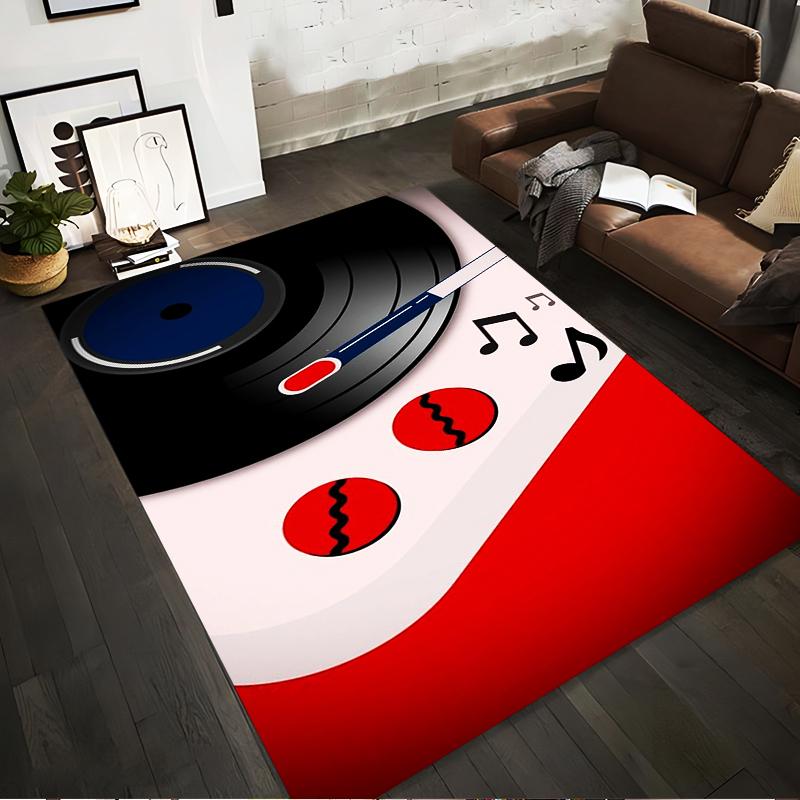 Retro Vinyl Record Music-Themed Carpet with Bright Red Design Suitable for use as an anti-slip for living room bedroom sofas 40x60cm( 15x23in )
Retro Vinyl Record Music-Themed Carpet with Bright Red Design Suitable for use as an anti-slip for living room bedroom sofas 40x60cm( 15x23in )