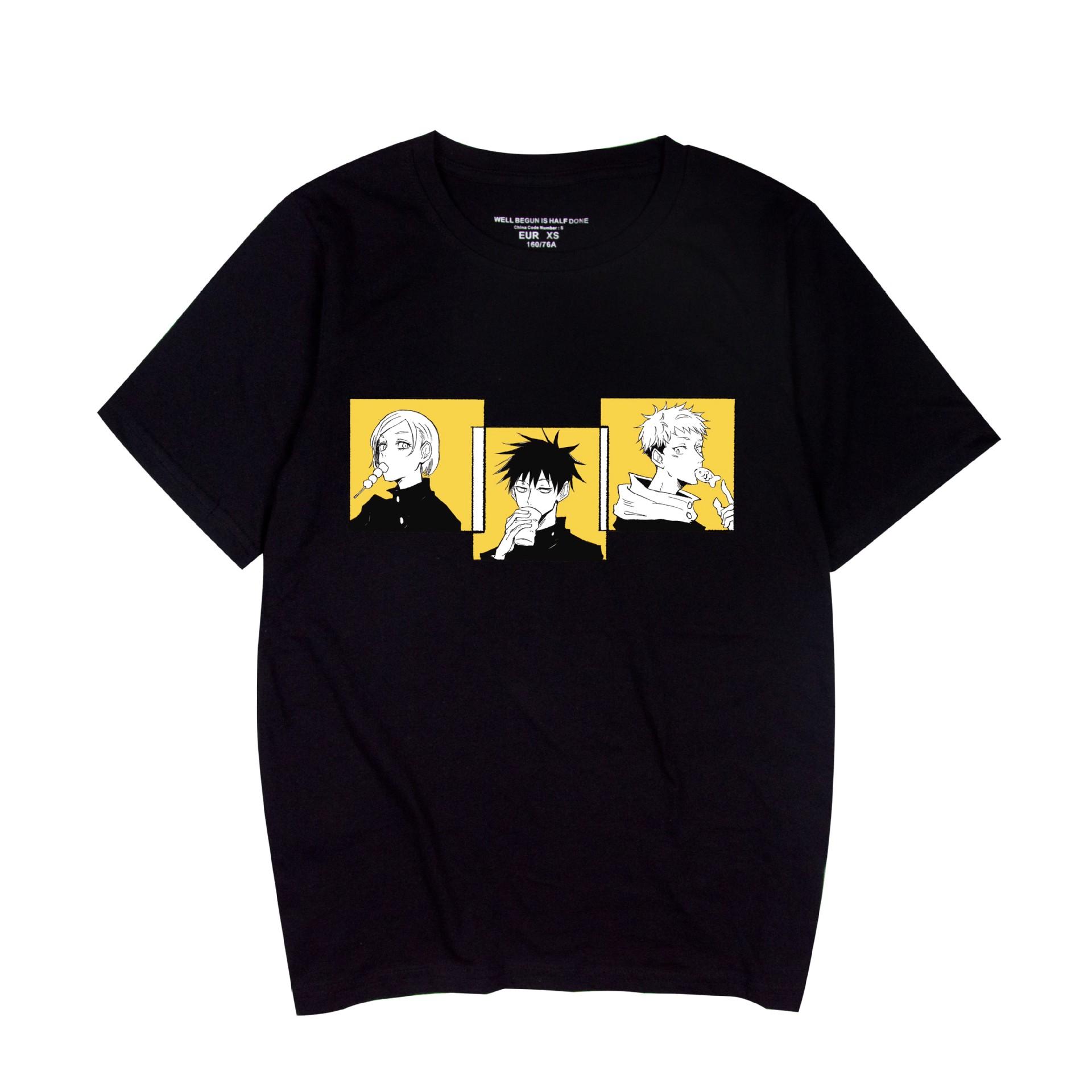 HOT Fashion Jujutsu Kaisen Cartoon T Shirt Women/Men s Casual Anime Printed Short Sleeve Cosplay T-shirts XS чёрный
HOT Fashion Jujutsu Kaisen Cartoon T Shirt Women/Men s Casual Anime Printed Short Sleeve Cosplay T-shirts XS чёрный