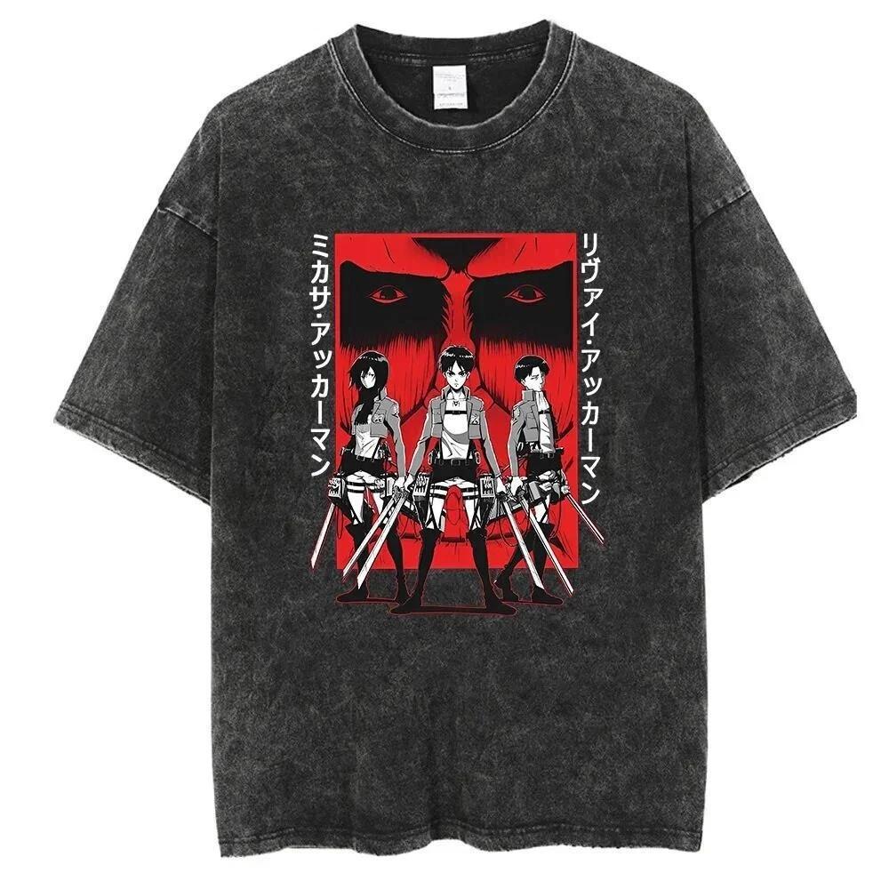 Shingeki no Kyojin Attack on Titan Anime T-Shirt Tee Vintage Washed Cotton 4XL
Shingeki no Kyojin Attack on Titan Anime T-Shirt Tee Vintage Washed Cotton 4XL