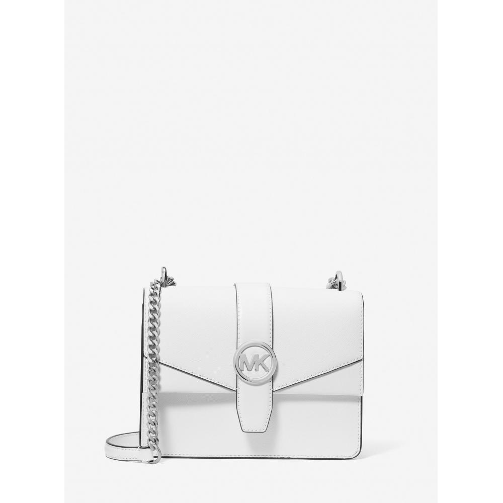 Michael Kors Greenwich Saffiano Leather Cross Body Small 35s5sgrc1l1999 Optic White F
Michael Kors Greenwich Saffiano Leather Cross Body Small 35s5sgrc1l1999 Optic White F