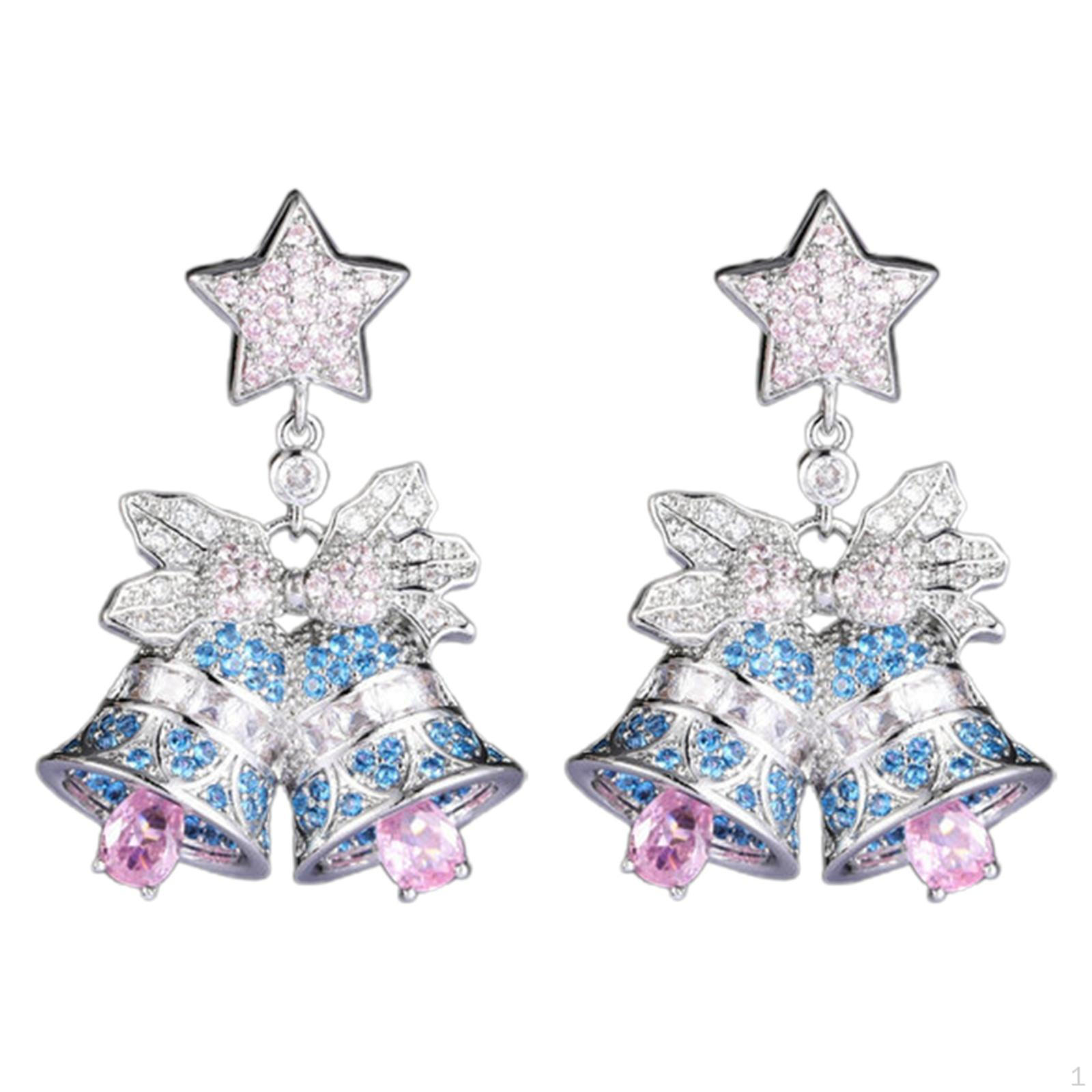 Рождественские серьги-колокольчики для подарков на Рождество и День святого Валентина для пар, повседневная одежда серебряный
Рождественские серьги-колокольчики для подарков на Рождество и День святого Валентина для пар, повседневная одежда серебряный