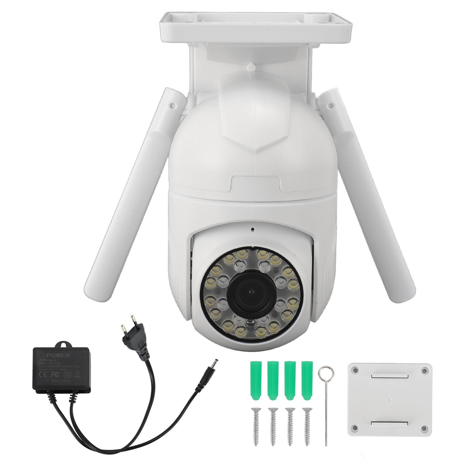 Smart Security Camera 2MP 1080P AI Tracking 350 degrees Horizontal 90 degrees Vertical Rotation 10m Night Vision EU PLUG
Smart Security Camera 2MP 1080P AI Tracking 350 degrees Horizontal 90 degrees Vertical Rotation 10m Night Vision EU PLUG