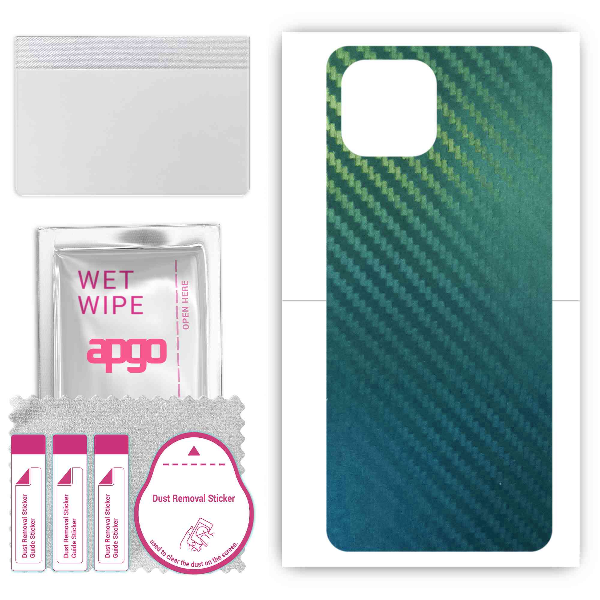 Apgo Protective Skin Sticker for the back compatible with Huawei Nova 8 SE 4G, Wrap Film, Foil, Vinyl - Pattern Carbon Chameleon CAKA1
Apgo Protective Skin Sticker for the back compatible with Huawei Nova 8 SE 4G, Wrap Film, Foil, Vinyl - Pattern Carbon Chameleon CAKA1