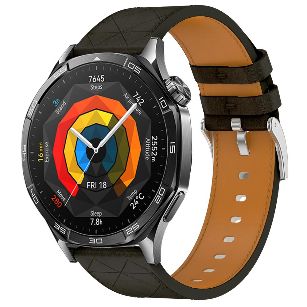 22mm Watch Band For Huawei Watch GT 5 46mm/GT 5 Pro 46mm/GT 4 46mm Square Pattern Leather Strap Brown
22mm Watch Band For Huawei Watch GT 5 46mm/GT 5 Pro 46mm/GT 4 46mm Square Pattern Leather Strap Brown