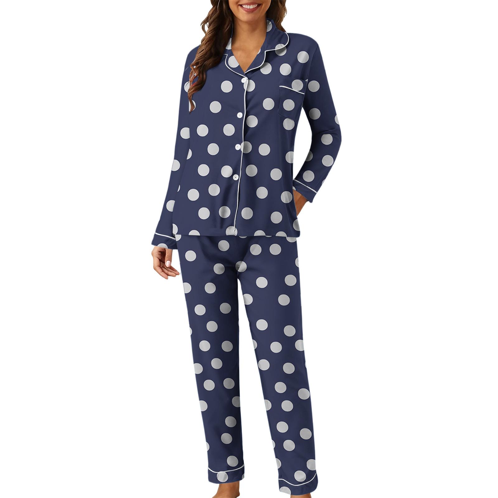 Women s Casual Fashion Polka Dot Print Long-Sleeved Trouser Homewear Set XL
Women s Casual Fashion Polka Dot Print Long-Sleeved Trouser Homewear Set XL