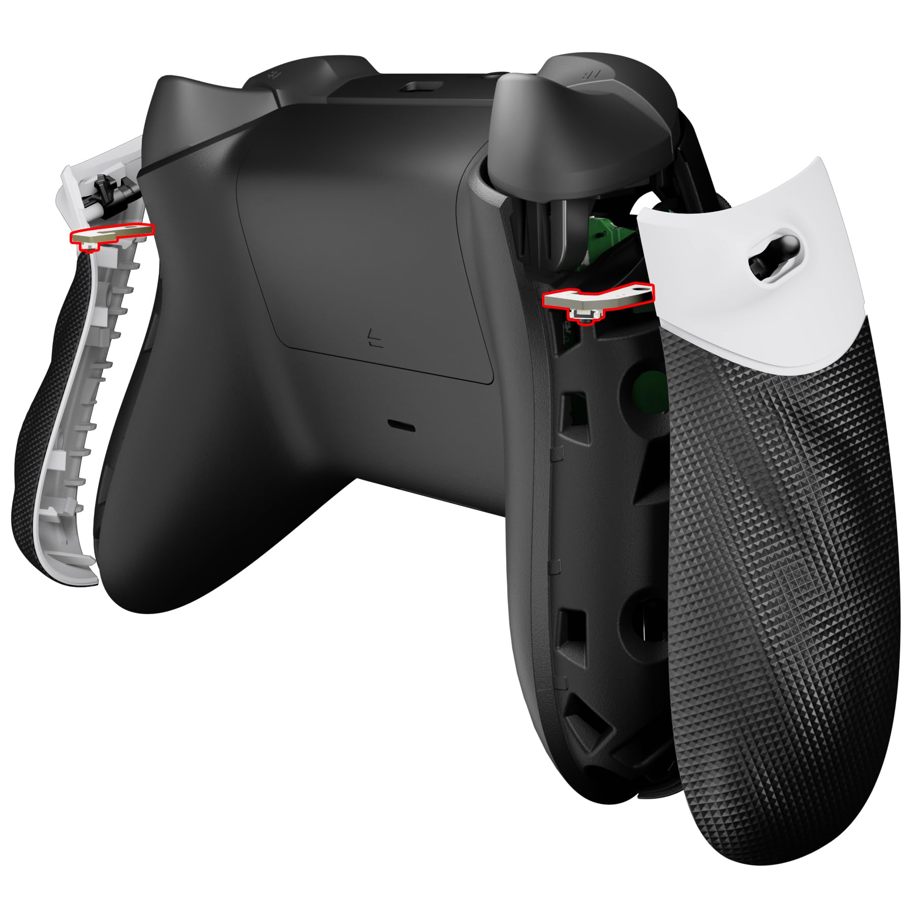 eXtremeRate Flexor Clicky Rubberized Side Rail Grip Trigger Stop Kit for Xbox Series X S Diamond Textured Ergonomic Trigger Stopper Handle Grip for білий
eXtremeRate Flexor Clicky Rubberized Side Rail Grip Trigger Stop Kit for Xbox Series X S Diamond Textured Ergonomic Trigger Stopper Handle Grip for білий