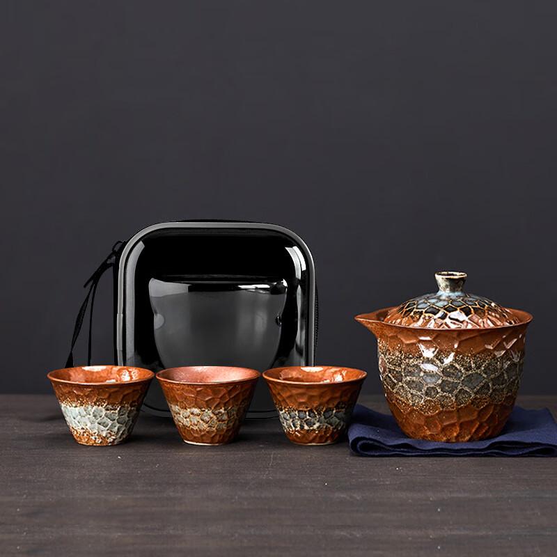 Dragon Scale Portable Ceramic Tea Set
Dragon Scale Portable Ceramic Tea Set