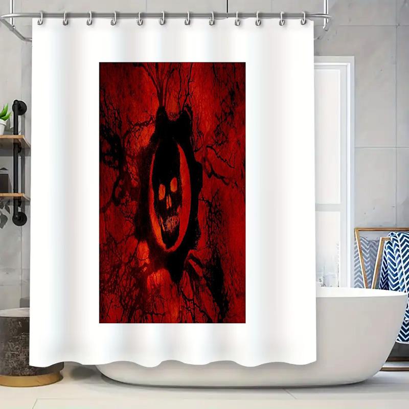 Spooky Halloween Shower Curtain Gothic Horror Decor Creepy Skull Pattern Bathroom Set Vintage Black Red Home Decor Wall Hanging W60H190(CM)-1 Pcs
Spooky Halloween Shower Curtain Gothic Horror Decor Creepy Skull Pattern Bathroom Set Vintage Black Red Home Decor Wall Hanging W60H190(CM)-1 Pcs