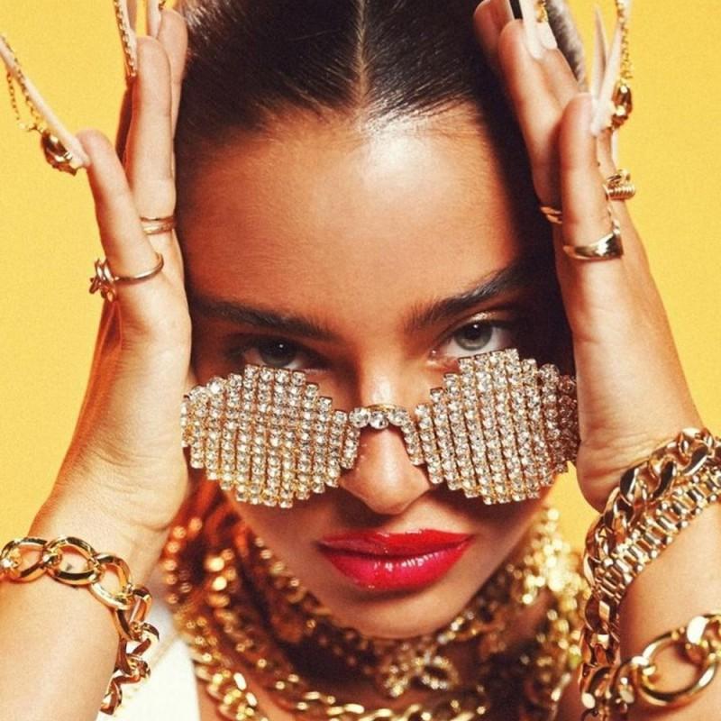 Round Glasses Frame Women s Full Super Flash Trendy Rhinestones Internet Celebrity Street Photography Music Festival Accessories silver-plated
Round Glasses Frame Women s Full Super Flash Trendy Rhinestones Internet Celebrity Street Photography Music Festival Accessories silver-plated