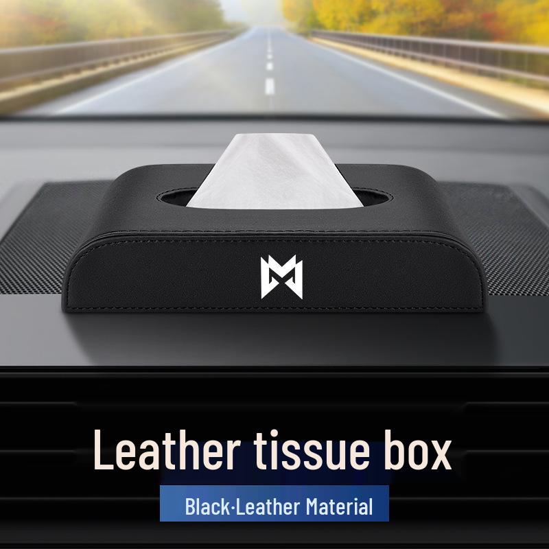 Compatible Leather Tissue Box for Mengshi 917, M800, and M HUNTER Car Interiors
Compatible Leather Tissue Box for Mengshi 917, M800, and M HUNTER Car Interiors