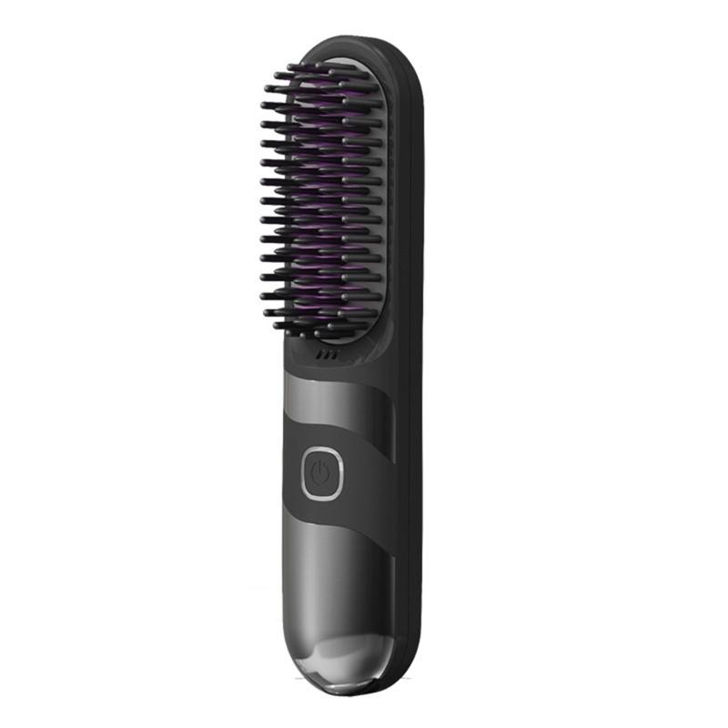 Double Purpose Hair Styler Brush USB Charging Hair Straightener 3600mAh Battery Ideal for Travel Efficient Styling чорний
Double Purpose Hair Styler Brush USB Charging Hair Straightener 3600mAh Battery Ideal for Travel Efficient Styling чорний