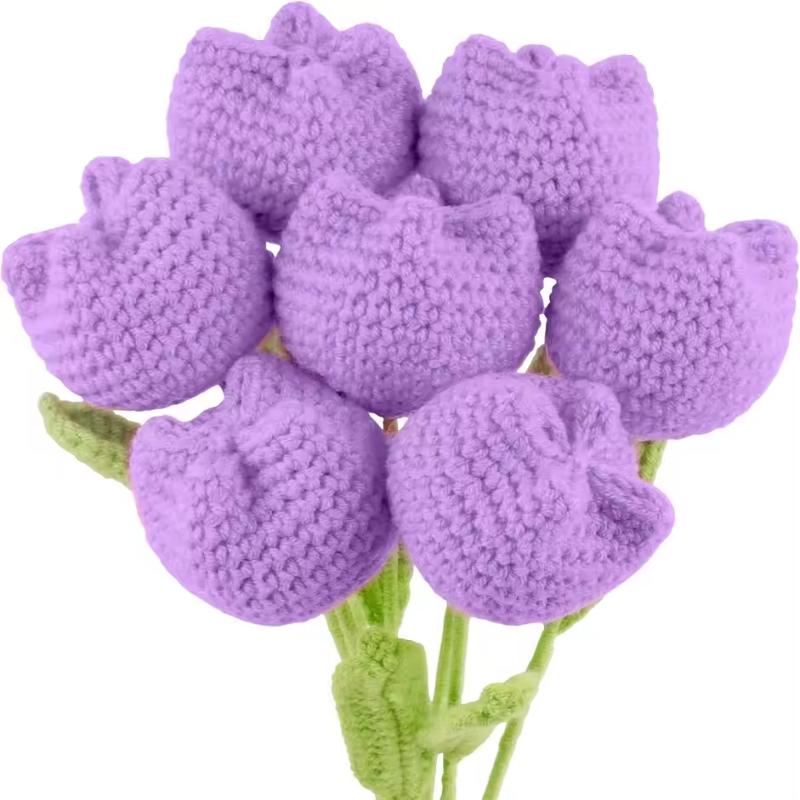 Handmade Crochet Flowers Bouquet, 7Pcs Knitted Tulip Flower Bouquets For Valentines, Anniversary, Mother S Day, Birthday, Woman 7PCS
Handmade Crochet Flowers Bouquet, 7Pcs Knitted Tulip Flower Bouquets For Valentines, Anniversary, Mother S Day, Birthday, Woman 7PCS