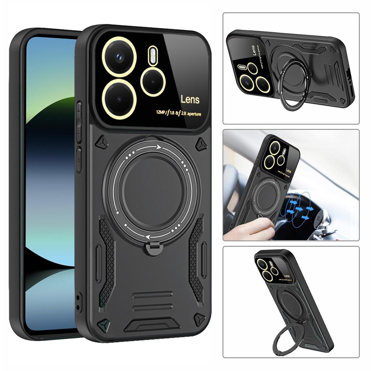 For Xiaomi Redmi Note 14 4G (163.25x76.55x8.16mm) Case Rotating Magnetic Kickstand PC+TPU Phone Cover Purple
For Xiaomi Redmi Note 14 4G (163.25x76.55x8.16mm) Case Rotating Magnetic Kickstand PC+TPU Phone Cover Purple