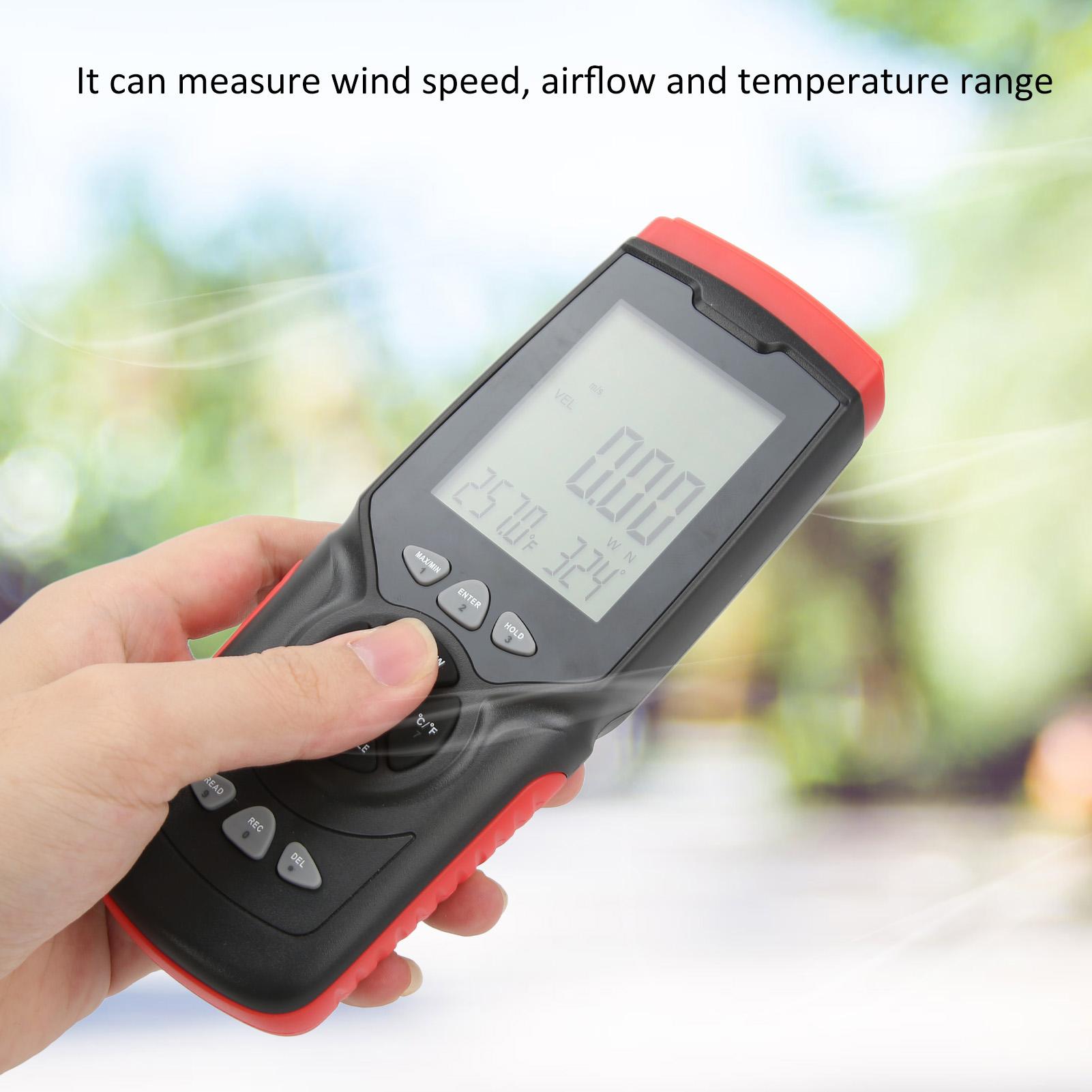 8907 Digital Anemometer High Accuracy Wind Speed Volume Temperature Meter Tester Gauge
8907 Digital Anemometer High Accuracy Wind Speed Volume Temperature Meter Tester Gauge