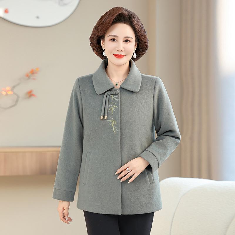 Женское двустороннее шерстяное пальто для мам на весну и осень 2025 года для женщин среднего возраста 3XL 125-135 jin
Женское двустороннее шерстяное пальто для мам на весну и осень 2025 года для женщин среднего возраста 3XL 125-135 jin