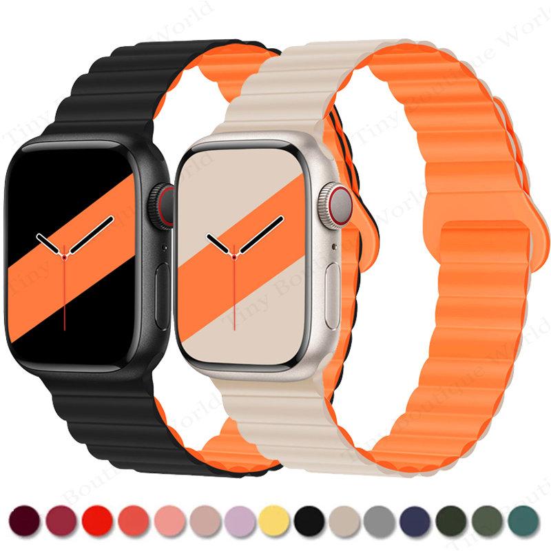 Магнитный ремешок для iWatch Band Ultra 49 мм 45 мм 44 мм 40 мм 41 мм 42 мм силиконовый браслет для часов IWatch Serie 8 7 SE 6 5 4 3
Магнитный ремешок для iWatch Band Ultra 49 мм 45 мм 44 мм 40 мм 41 мм 42 мм силиконовый браслет для часов IWatch Serie 8 7 SE 6 5 4 3