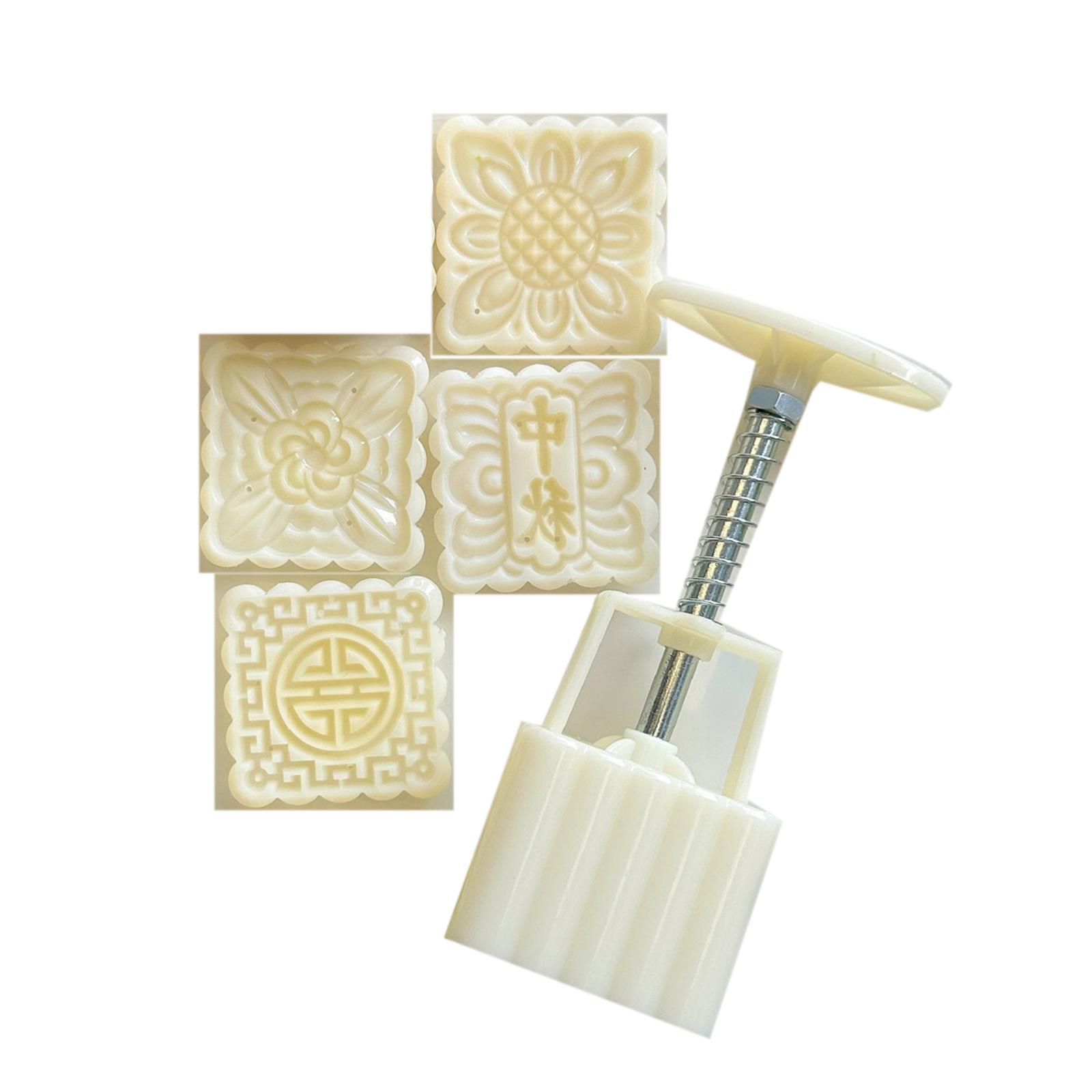 Hand Pressure Moon Cake Molds Square Flower Cookie Stamps Moon Cake Maker MidAutumn Festival making Cookie Pastries Tool C
Hand Pressure Moon Cake Molds Square Flower Cookie Stamps Moon Cake Maker MidAutumn Festival making Cookie Pastries Tool C