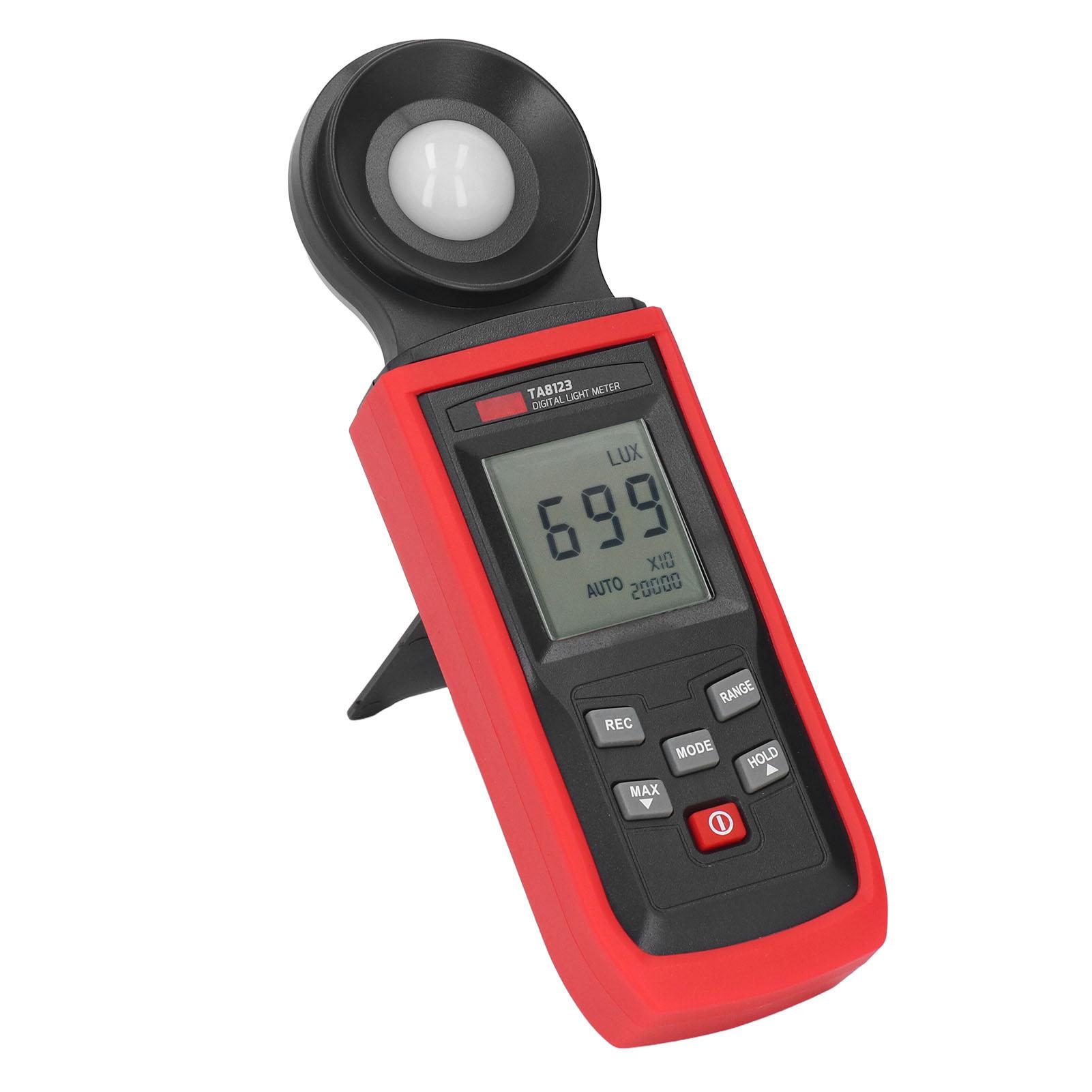 Digital Illuminance Light Meter High Accuracy 0‑200000 Measurement Range Lx Meter with LCD Display Black
Digital Illuminance Light Meter High Accuracy 0‑200000 Measurement Range Lx Meter with LCD Display Black