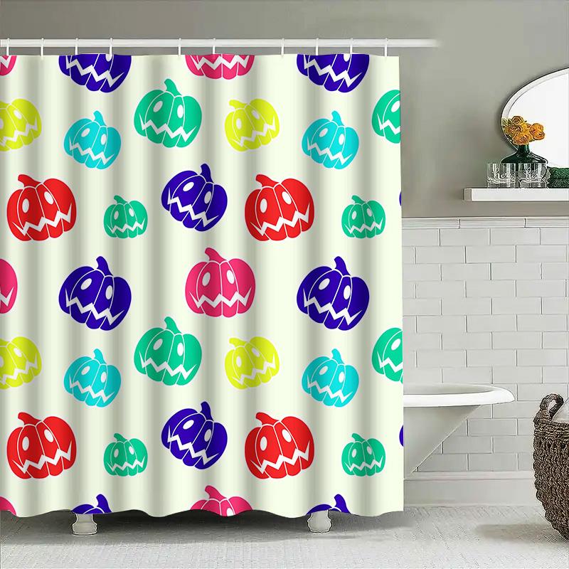 Tuniu Bright Colored Halloween Cartoon Pumpkin Shower Curtain For Bathroom Kids Boys Girls W60H190(CM)-1 Pcs
Tuniu Bright Colored Halloween Cartoon Pumpkin Shower Curtain For Bathroom Kids Boys Girls W60H190(CM)-1 Pcs