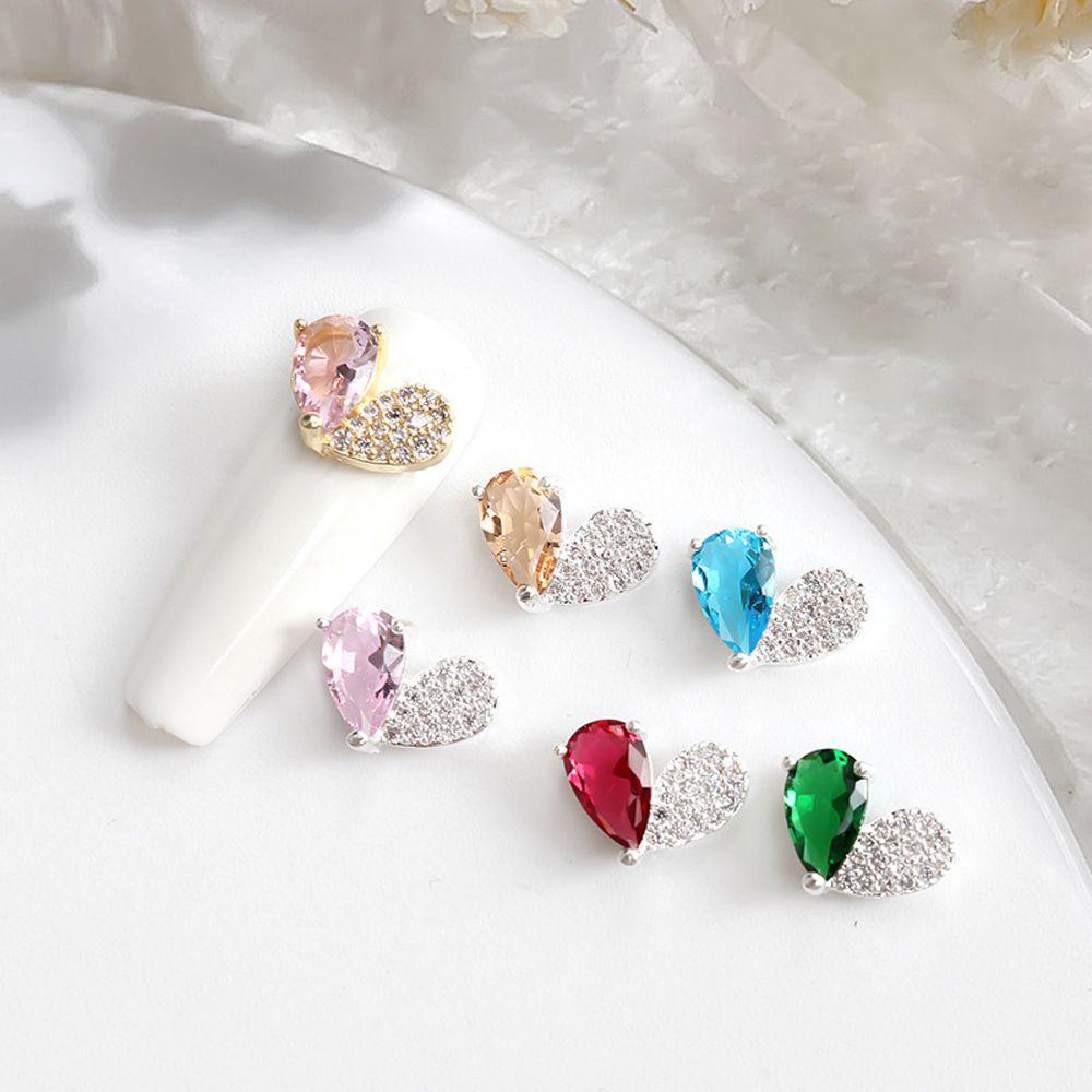 Gems 3D Nail Art Decoration Nail Art Jewelry Glitter Heart Nail Charms Manicure Accessories Gold-#1
Gems 3D Nail Art Decoration Nail Art Jewelry Glitter Heart Nail Charms Manicure Accessories Gold-#1