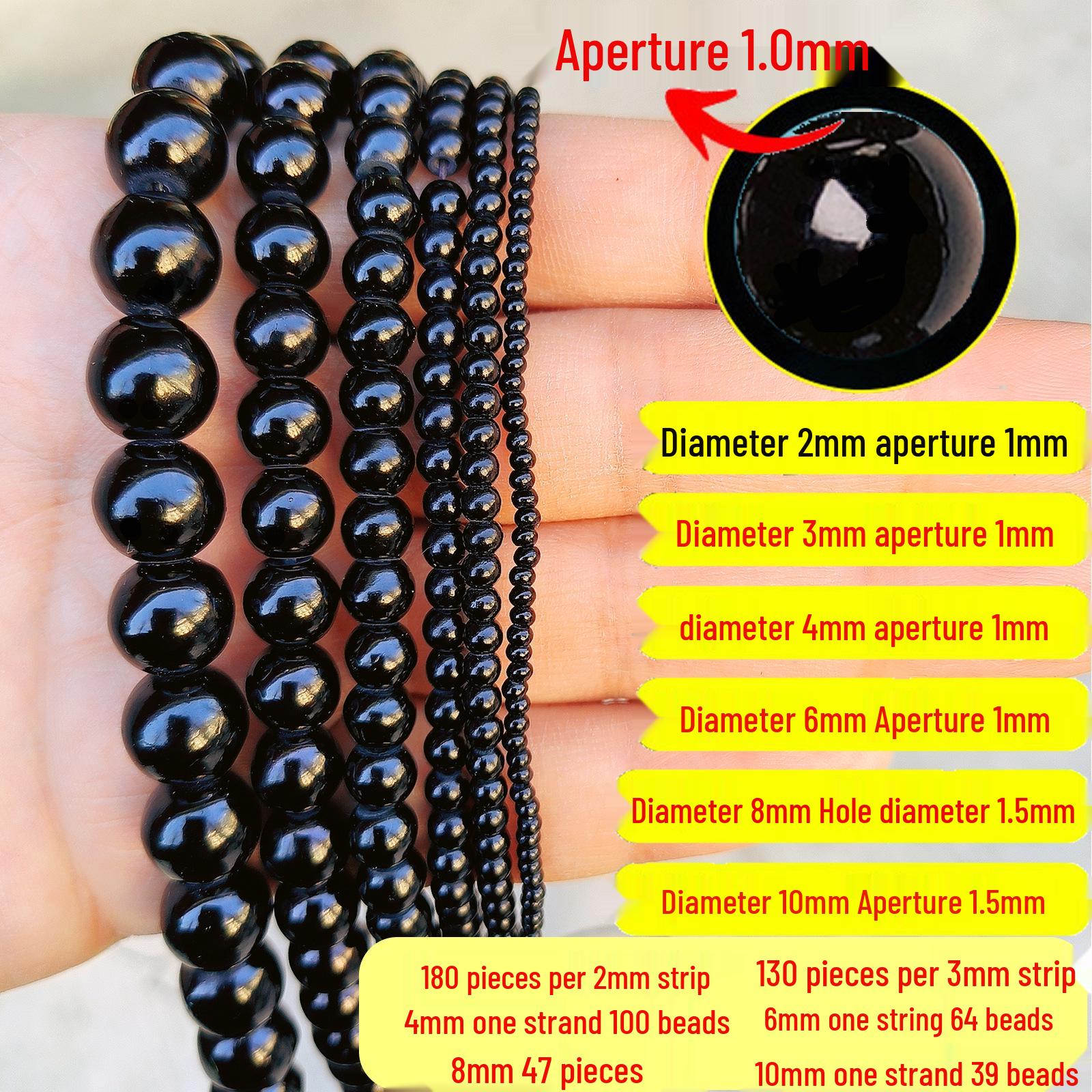 Black Mother-of-Pearl Round Beads (2-12mm) for Cultural Bracelets and Prayer Beads. 6mm Bead/Hole 1mm
Black Mother-of-Pearl Round Beads (2-12mm) for Cultural Bracelets and Prayer Beads. 6mm Bead/Hole 1mm