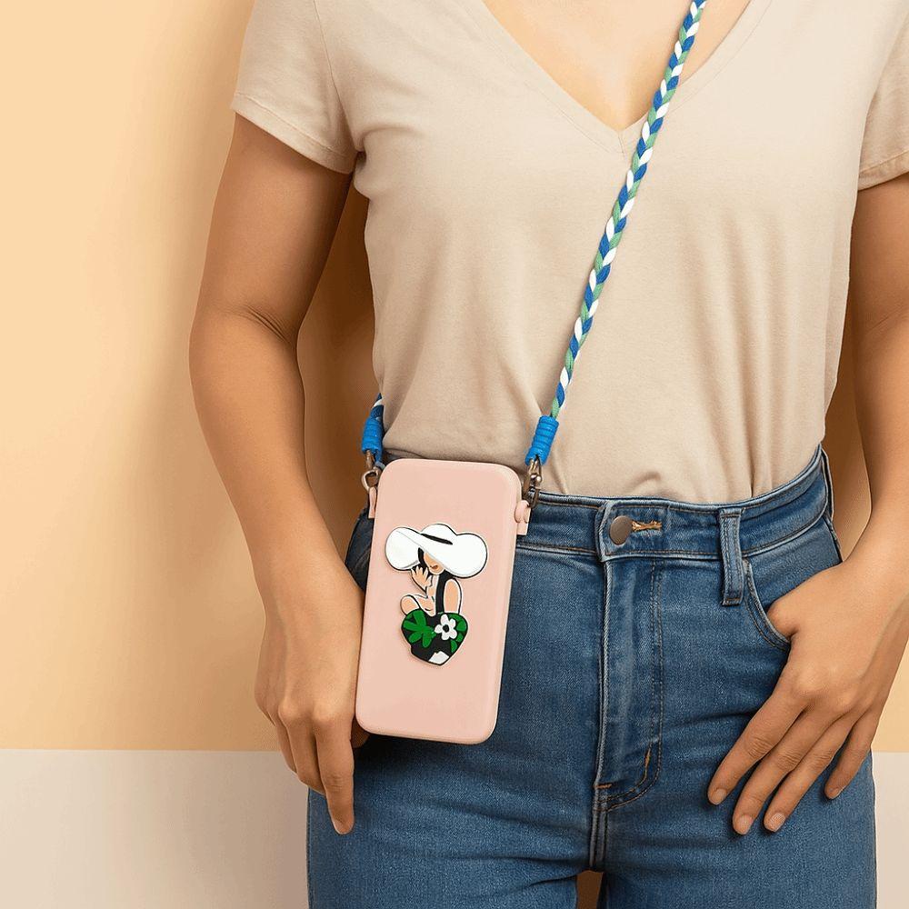 Waterproof Mobile Phone Bag Anti-lost Makeup Storage Bag Creative Silicone Crossbody Bag Students рожевий червоний колір
Waterproof Mobile Phone Bag Anti-lost Makeup Storage Bag Creative Silicone Crossbody Bag Students рожевий червоний колір