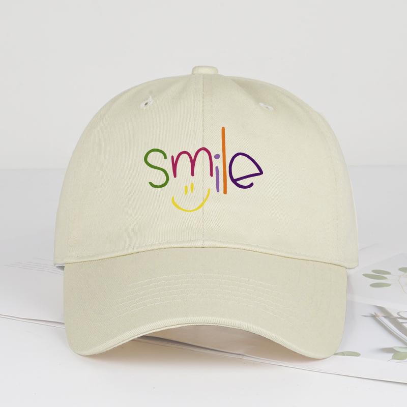 Colorful Smile Print Baseball Cap Adjustable Unisex Cotton Casual Funny Sun Hat молоко, білий колір
Colorful Smile Print Baseball Cap Adjustable Unisex Cotton Casual Funny Sun Hat молоко, білий колір