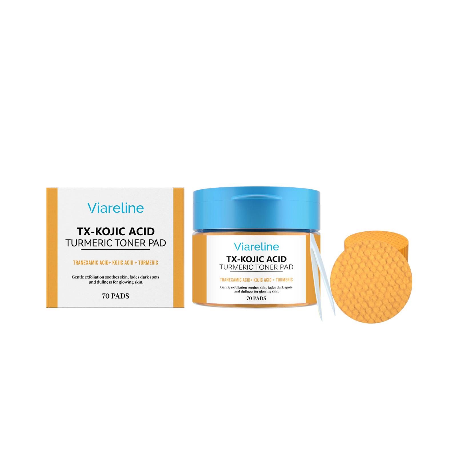 Viareline Kojic acid turmeric skin rejuvenating cotton pieces moisturize skin easy to use and save worry
Viareline Kojic acid turmeric skin rejuvenating cotton pieces moisturize skin easy to use and save worry