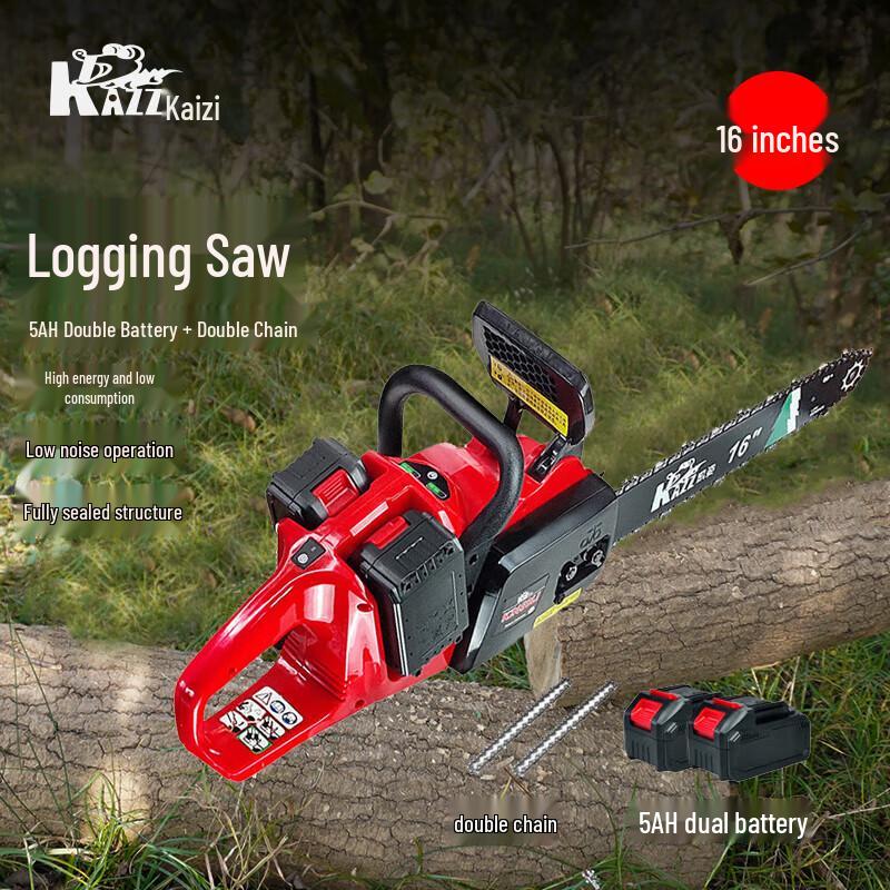 KAZZ Cordless Rechargeable Chainsaw CN plug (adapter included)
KAZZ Cordless Rechargeable Chainsaw CN plug (adapter included)