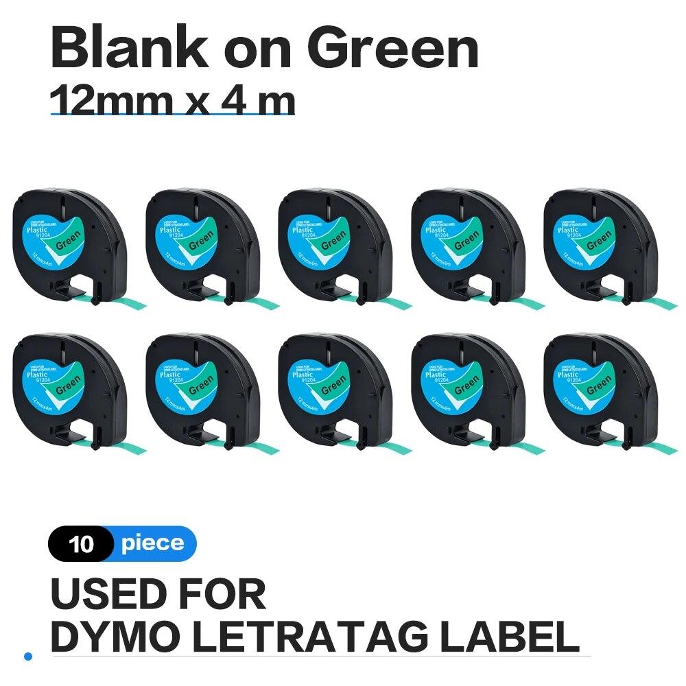 10 шт., 12 мм LetraTag LT91204 LT 91204 Лента для этикеток Letra Tag Пластик для Dymo Letra Tag Machine LT-100H, LT-110T, QX 50 Printer
10 шт., 12 мм LetraTag LT91204 LT 91204 Лента для этикеток Letra Tag Пластик для Dymo Letra Tag Machine LT-100H, LT-110T, QX 50 Printer
