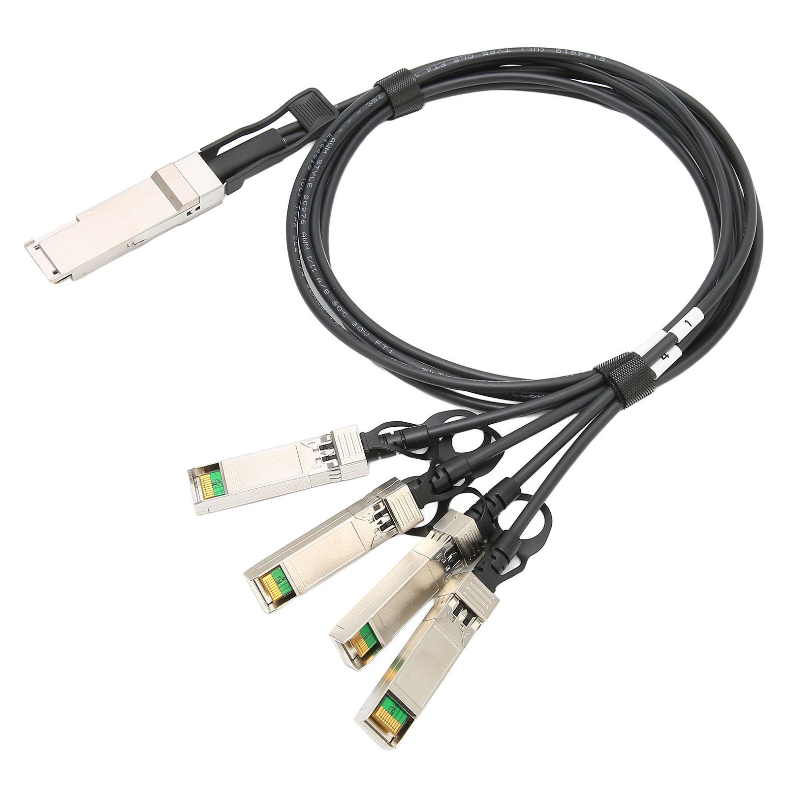 40G QSFP Cable High Speed Good Heat Dissipation High Performance Chips 1M QSFP+ to 4 SFP+ 40G Cable
40G QSFP Cable High Speed Good Heat Dissipation High Performance Chips 1M QSFP+ to 4 SFP+ 40G Cable