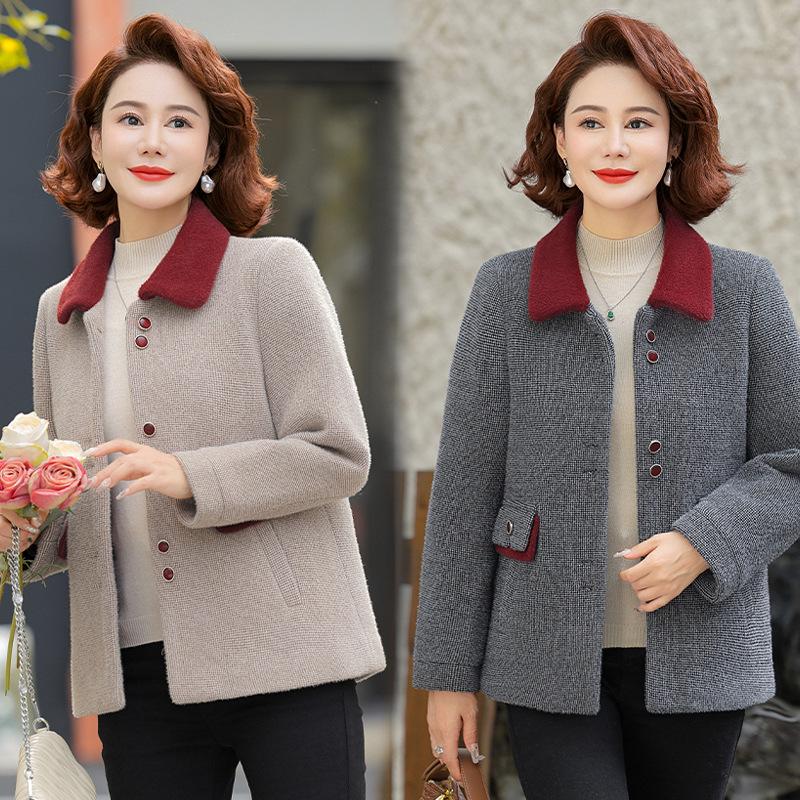 Mom s Quilted Woolen Coat: Petite Faux Mink Velvet for Middle-Aged & Elderly Women s Fall & Winter Clothing 4XL for 135-145 jin
Mom s Quilted Woolen Coat: Petite Faux Mink Velvet for Middle-Aged & Elderly Women s Fall & Winter Clothing 4XL for 135-145 jin