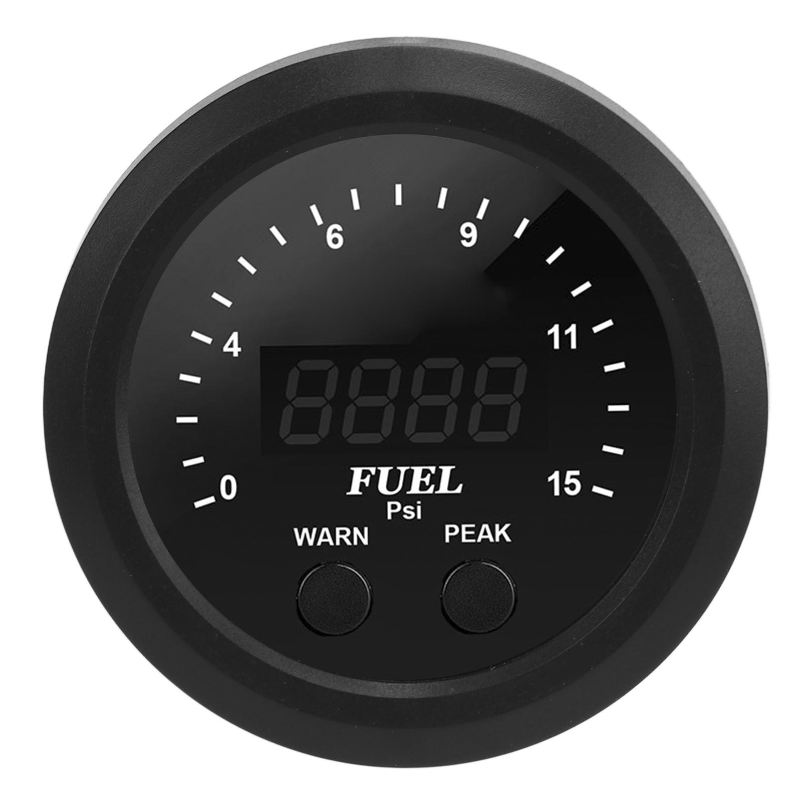 Oil Pressure Gauge Kit 2‑1 16in 52mm Ultraslim 15PSI Red LED Accurate Stable Antishock Fuel Press Meter
Oil Pressure Gauge Kit 2‑1 16in 52mm Ultraslim 15PSI Red LED Accurate Stable Antishock Fuel Press Meter