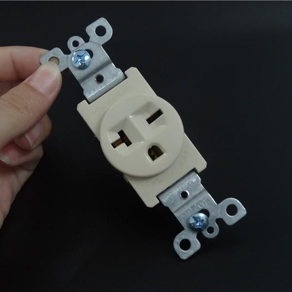 NEMA 6-20R 20A/250V Single Receptacle for Medical Equipment
NEMA 6-20R 20A/250V Single Receptacle for Medical Equipment