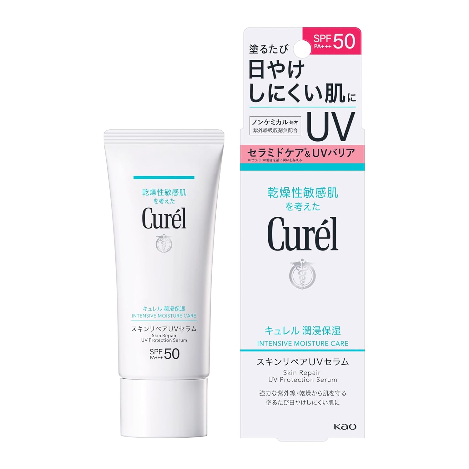 Curel Junsin Moisture Skin Repair UV Serum 60gUVSPF 50 PA+++Non-chemical formulaNo absorbersCeramide functional ingredientRemovable cleansing be used
Curel Junsin Moisture Skin Repair UV Serum 60gUVSPF 50 PA+++Non-chemical formulaNo absorbersCeramide functional ingredientRemovable cleansing be used