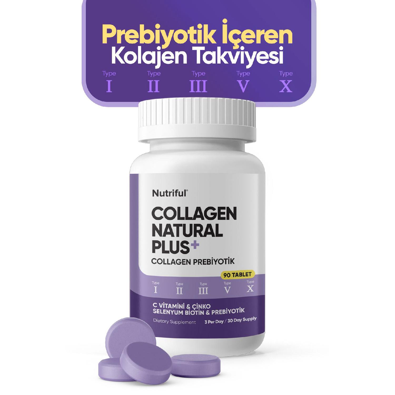 Collagen Natural Plus 5 Type Collagen Prebiotic Type 1-2-3-5-10 (vitamin C, Selenium,) 90 Tablets.
Collagen Natural Plus 5 Type Collagen Prebiotic Type 1-2-3-5-10 (vitamin C, Selenium,) 90 Tablets.
