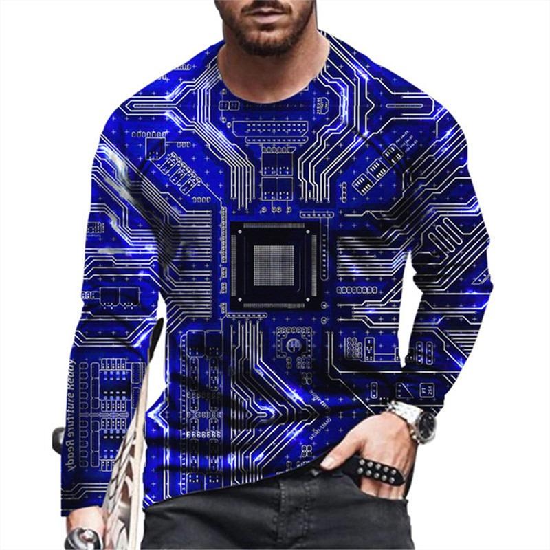 Electronic Chip T-Shirts Circuit Board Graphic 3D Print Men Woman Long Sleeve T Shirt Harajuku Pullovers Tees Tops Kids Clothing 2XL
Electronic Chip T-Shirts Circuit Board Graphic 3D Print Men Woman Long Sleeve T Shirt Harajuku Pullovers Tees Tops Kids Clothing 2XL
