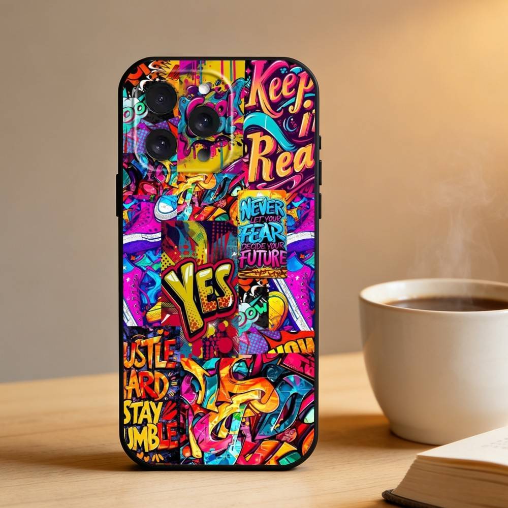 Cool Colorful Graffiti Phone Case For iPhone 16,15,14,13,12,17,Pro Max,Plus Silicone Black Case iPhone11PROMAX
Cool Colorful Graffiti Phone Case For iPhone 16,15,14,13,12,17,Pro Max,Plus Silicone Black Case iPhone11PROMAX