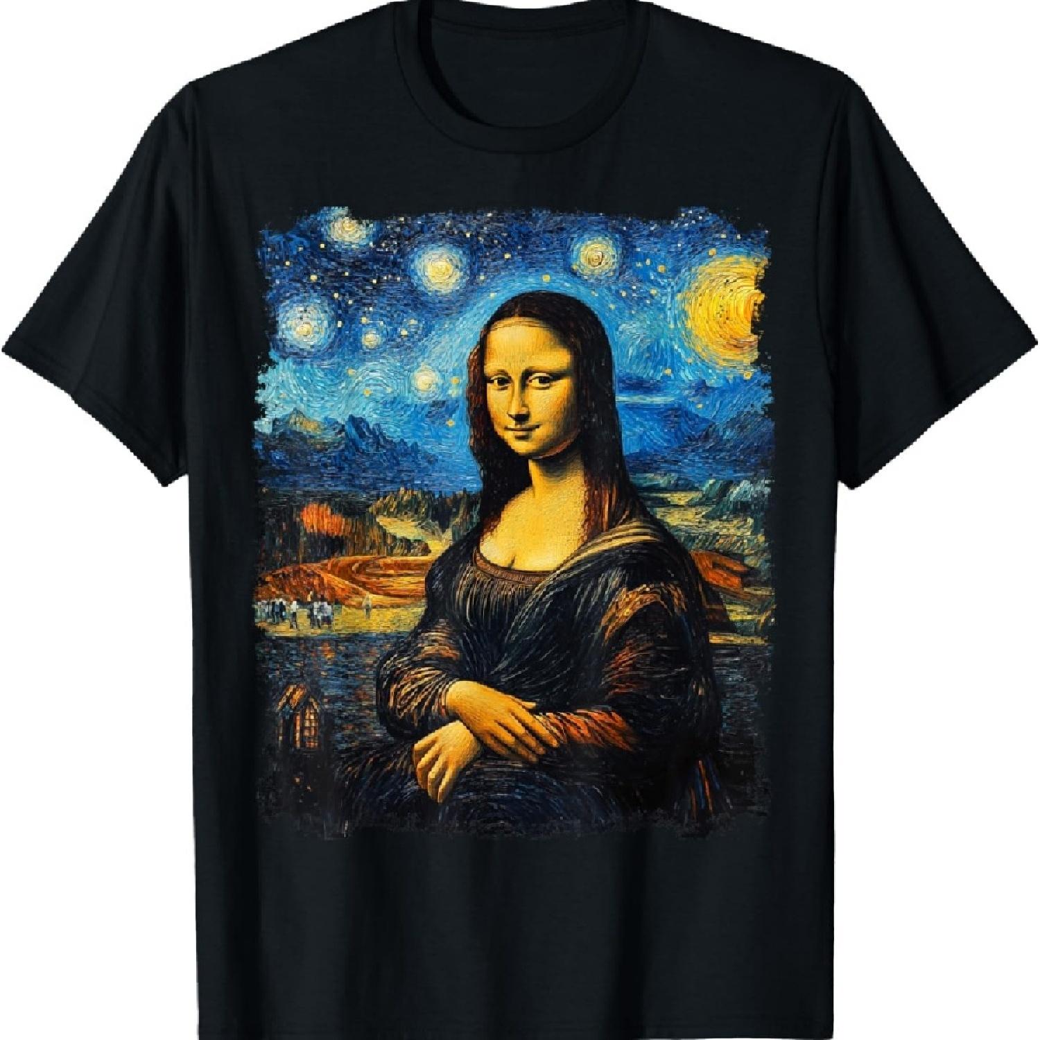 I Love Art The Starry Night Mona Lisa Design T-Shirt XXXXXL чорний
I Love Art The Starry Night Mona Lisa Design T-Shirt XXXXXL чорний