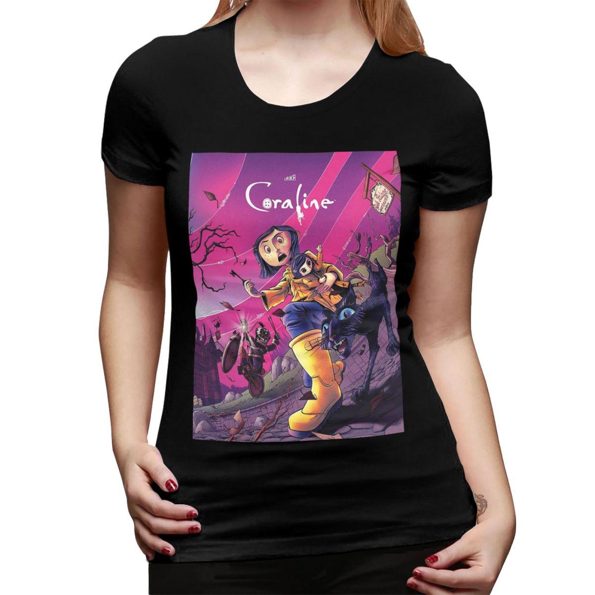 Enchanted Coralines Animation TShirt for Women Round Neck Streetwear T Shirts Womens Short Sleeve Summer Clothes Tops 4XL
Enchanted Coralines Animation TShirt for Women Round Neck Streetwear T Shirts Womens Short Sleeve Summer Clothes Tops 4XL